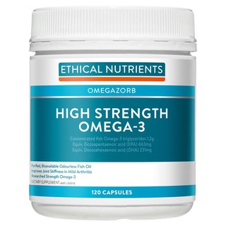 Ethical Nutrients OMEGAZORB High Strength Omega-3 120 Capsules