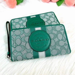 พร้อมส่งแท้ 💯 Coach DEMPSEY LARGE PHONE WALLET IN SIGNATURE JACQUARD (COACH C9073) กระเป๋าสตางค์ใบยาว