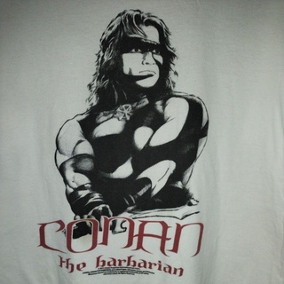 เสื้อยืดมือสอง Usa ซีรีย์หนัง Conan the barbarian 2011 Size XL. อก25/ยาว27.5