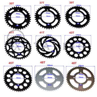 เฟืองโซ่หลัง 420 428 35T 37T 39T 41T 43T 45T 48T 76 มม. สําหรับรถวิบาก ATV 110cc-140cc