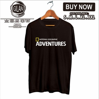 เสื้อโอเวอร์ไซ - เนชั่นแนลจีโอกราฟฟิกแอดเวนเจอร์NATGEOเสื้อยืดCOOLDISTRO-ผ้าบ้า