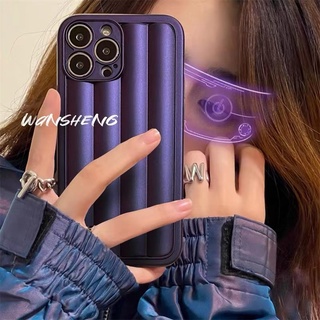 เคสโทรศัพท์มือถือแบบนิ่ม TPU ลายหินอ่อนสีม่วง แฟชั่น สําหรับ iPhone 13 12promax 12 11 x xs xr xsmax 13promax 8plus