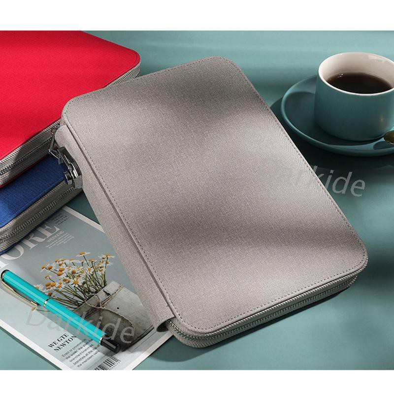 PU Leather Notebook Business Notepad Loose Leaf Binder Spiral Notebook with Lock darkide.th