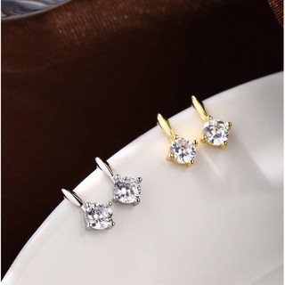 128-littlegirl gifts-Shiny Diamond Ear studs