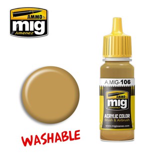 Ammo By MIG - AMIG0106 WASHABLE SAND (RAL 8020)