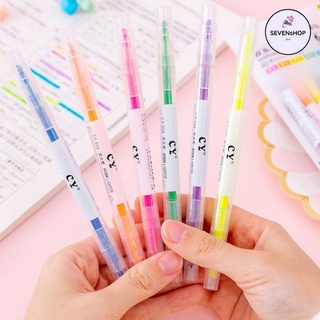 ปากกาไฮไลท์ 2 หัว มีให้เลือก 6 สี