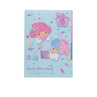 SANRIO แฟ้ม 3 ช่อง Little Twin Stars แฟ้ม เด็ก ของเล่น