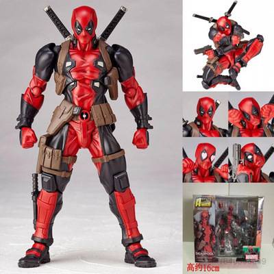 ของเล่นโมเดลฟิกเกอร์ Deadpool Amazing Yamaguchi Q Action Figure Good Smile Zdq#
