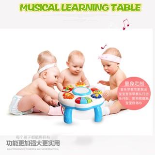 COD✔️🆗 โต๊ะกิจกรรมเด็ก Childrens learning table multi-function game&amp;music study