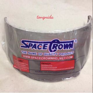 หน้าหมวก​ SPACE​ CROWN​ รุ่น​ FIGHTER, INDEX 811 มีสีฟิลม์ กับสีใส