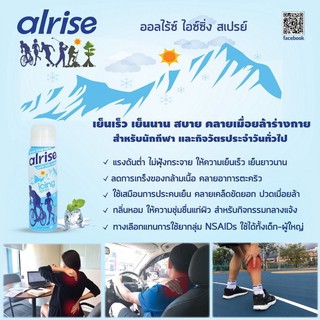 Alrise Icing Spray 🧊สเปรย์เย็นบรรเทาตะคริว