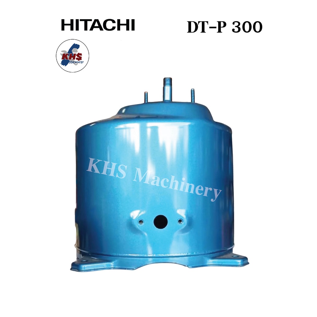 ถังปั๊มน้ำ Hitachi สีฟ้า ถังเก็บแรงดัน รุ่น DT-P300 สำหรับปั้มบาดาลดูดน้ำลึก เจ็ทคู่/เดี่ยว ฮิตาชิ