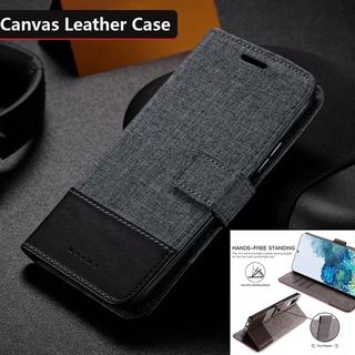 เคสโทรศัพท์หนังผ้าป้องกันการกระแทก กระเป๋าสตางค์ เคสมีช่องใส่บัตร แบบฝาพับ สำหรับ Samsung Galaxy Note 20 Ultra Note 20  5G