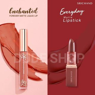 💋Exp.22💋ลิปสติกศรีจันทร์ Srichand Enchanted Forever Matte Liquid Lip &amp; เอฟวรี่เดย์แมทต์💋