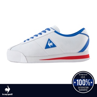 le coq sportif รองเท้าผู้หญิง รุ่น MONTPELLIER PF สีขาว (รองเท้าผ้าใบสีขาว, รองเท้าแฟชั่น, รองเท้าสนีกเกอร์, lecoq)