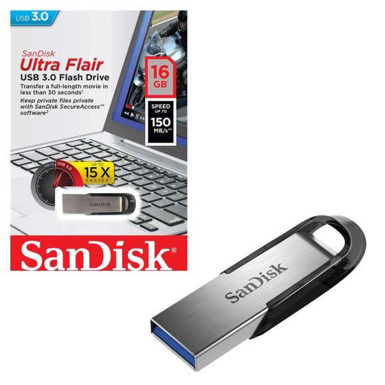 แฟลชไดร์ฟSanDisk Ultra Flair USB3.0 FlashDrive 16/32GB