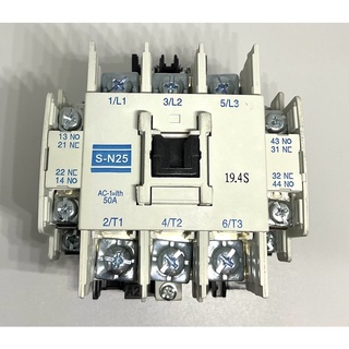 แมกเนติก MAGNETIC CONTACTOR รุ่น S-N25 มีไฟ110V, 220V, 380V