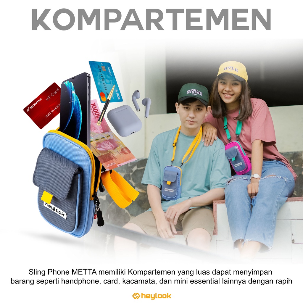 HEYLOOK – Sling Phone Bag BETTA Sling Pouch Wallet for Men and Women Sling Pouch ราคา ถูกที่สุด ดีลบีเคเค แกลเลอรีภาพที่ 5