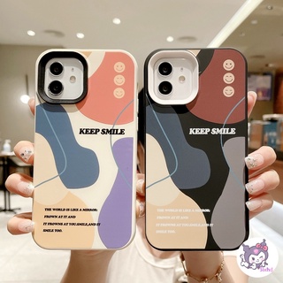 🌈Casing🌸 เคสโทรศัพท์มือถือ ป้องกันเลนส์ ลายเรขาคณิต แฟชั่น สําหรับ Compatible For Compatible For iPhone 14 13 12 11 Pro Max 7 8 Plus SE 2020 X XR Xs Max