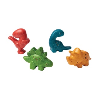 PlanToys - Dino Set ของเล่นไม้ชุดตุ๊กตาไดโนเสาร์ ของเล่นไม้เสริมพัฒนาการ