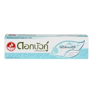 Twin ดอกบัวคู่ ยาสีฟันสมุนไพร เฟรช แอนด์ คลู 150 กรัม