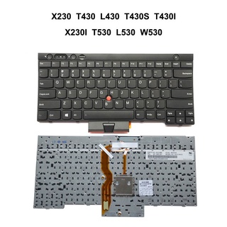 คีย์บอร์ดแล็ปท็อปสําหรับ Lenovo สําหรับ Ibm T430S T430I X230I W530 T530 L430 L530