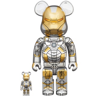 BE@RBRICK - SORAYAMA IRONMAN 100% &amp; 400%