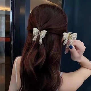 🇹🇭พร้อมส่งในไทย🇹🇭 กิ๊บติดผมโลหะประดับมุก Butterfly Pearl Clip พร้อมส่ง กิ๊บเกาหลี