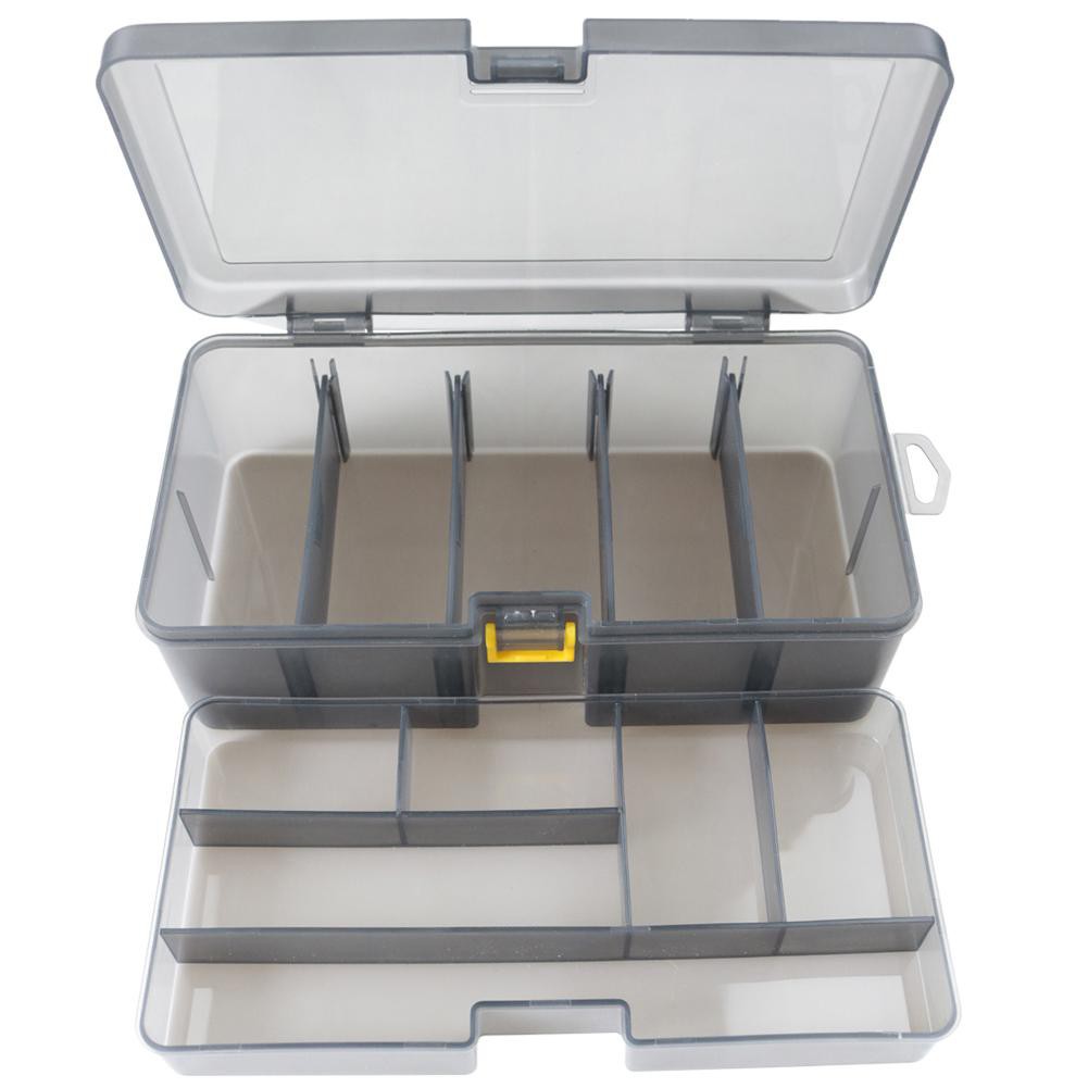 Plastic Fishing Lure Box Organizer Waterproof Case Saltwater Freshwater