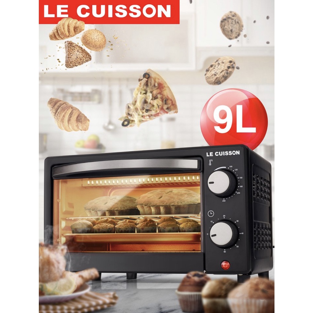 เตาอบไฟฟ้า LE CUISSON oven 9 ลิตร เตาอบขนม เตาอบอาหาร