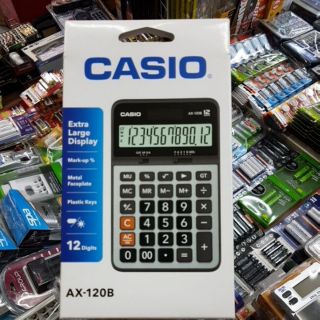 Casio AX120B เครื่องคิดเลขตั้งโต๊ะ 12หลัก ของแท้