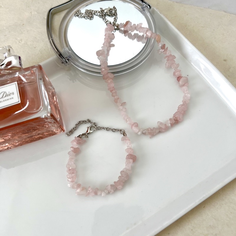 Rose QUARTZ SERIES (หินธรรมชาติแท้)