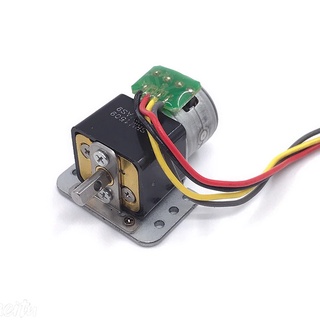 Micro Mini 15MM Precision Full Metal Gear Stepper Motor DC 5V 2-Phase 4-Wire Stepping Gear Motor