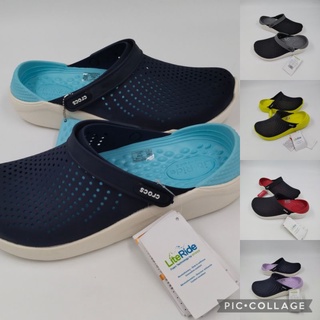 Crocs LiteRide Clog รองเท้าแตะ รองเท้าคร็อคส์รุ่นฮิต สำหรับผู้ชาย มีสินค้าพร้อมส่ง