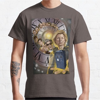 แขนสั้นcrew neckเสื้อยืด พิมพ์ลาย The 13Th Doctor สําหรับผู้ชายS-XXXXL