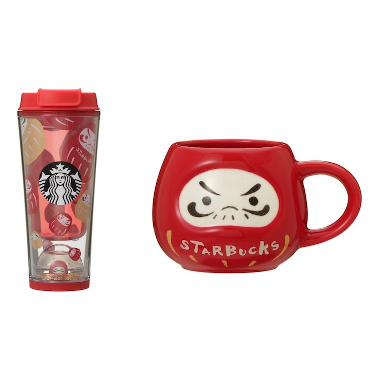Starbucks Japan 2018 - Daruma Doll Set ( Mug+Tumbler )