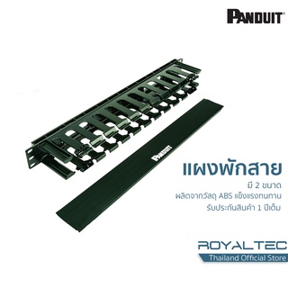 Panduit แผงพักสาย, แผงจัดสาย ,แผงเก็บสาย สำหรับตู้ Rack 19 นิ้ว แบบบานพับ สามารถเปิดปิดได้