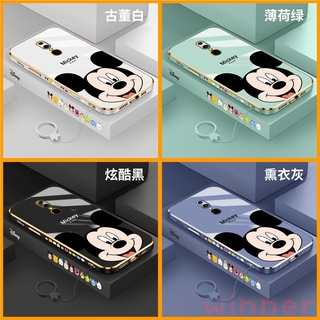 เคส OPPO F11 Pro เคส OPPO F11 เคส OPPO Reno2Z เคส OPPO Reno2 Disney Mickey โทรศัพท์มือถือลายกล้องสําหรับ MQ