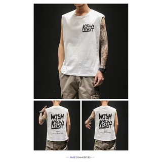 no 1 shop เสื้อกั๊กชายอินแทรน์ฤดูร้อนบางเสื้อผ้าฝ้าย
