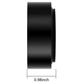 เลนส์ฮูดโลหะ เลนส์ฮูดแบบสั้น ฮูดบังแสง เลนส์ฮูดCamera Metal lens hood for Sony Canon Fuji Nikon Olympus DC-S 49-82