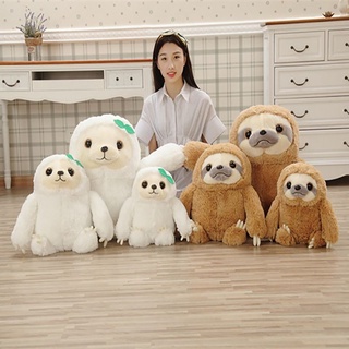 40cm/50cm/70cm Cute Giant Sloth Stuffed Plush Soft Toys Pillow Cushion Xmas Gifts Animal Doll Baby Bedtime Gift
