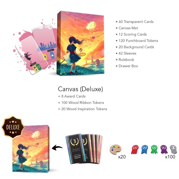 Canvas』基本+拡張 KICKSTARTER DELUXE EDITION - 人生ゲーム