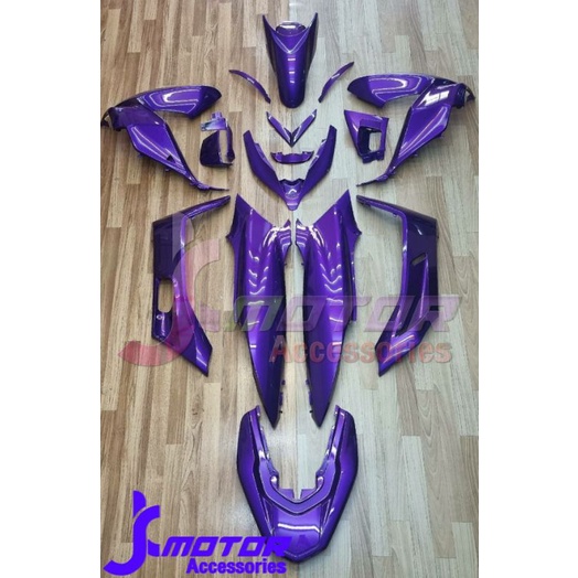 19ชิ้น​ ชุดสี​ HONDA​ PCX​ 150​ รุ่น​ปี​ 2018​ - 2020 แฟริ่ง​ใหม่ "​ แท้​ " เบิกศูนย์ HONDA สีม่วงแก