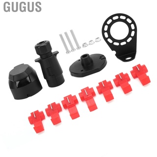 Gugus Car Cables araba aksesuar Trailer Plug Connector Kit 7 Pin 92x50mm Universal Corrosion Resistant Iron Durable car socket