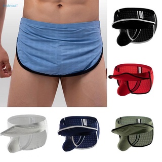 【HODRD】New Mens Pouch Trunks Boxer Briefs Underpants Underwear Shorts Mesh Arrow Pants【Fashion Woman Men】