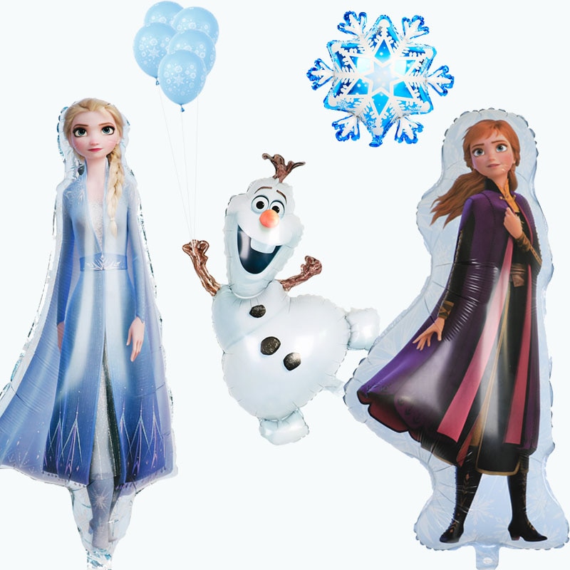 Frozen ลูกโป่งเจ้าหญิง ฟอยล์เจ้าหญิง ลูกโป่งวันเกิดHappy Birthday Princess