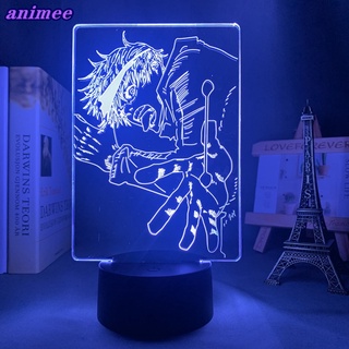 โคมไฟกลางคืน Led รูปอนิเมะ Jujutsu Kaisen Satoru Gojo ของขวัญวันเกิด สําหรับตกแต่งห้องนอน