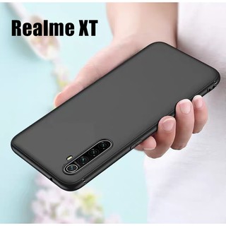 TPU CASE เคสออฟโป้ OPPO Realme XT เคสซิลิโคน เคสนิ่ม สวยและบางมาก เคสสีดําสีแดง [ส่งจากไทย]