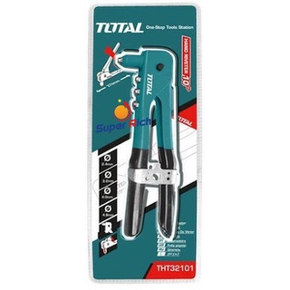 คีมย้ำรีเวท TOTAL THT32101 สีเขียว ขนาด 10 นิ้ว