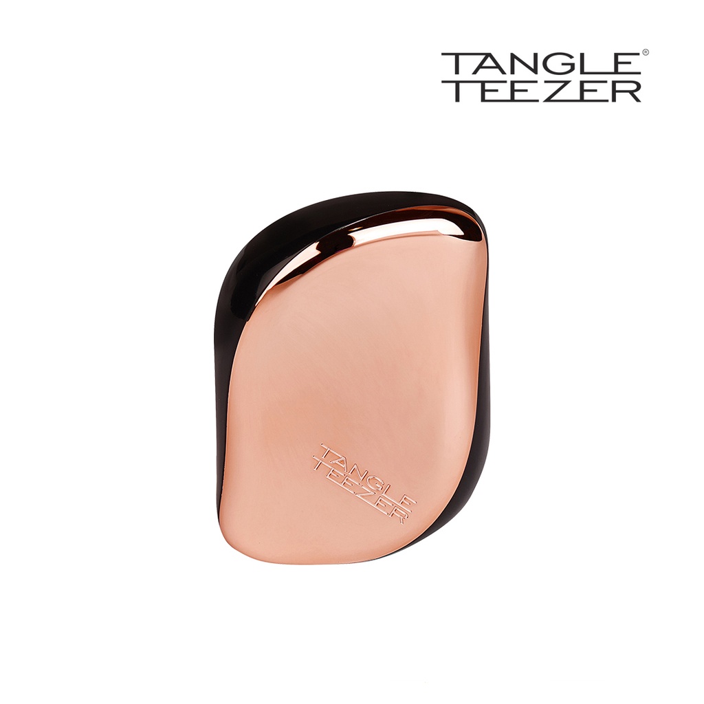 TANGLE TEEZER หวี แทงเกิ้ล ทีเซอร์ COMPACT STYLER ROSE GOLD BLACK